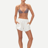 LOREN WOVEN SHORT ORGANIC WHITE