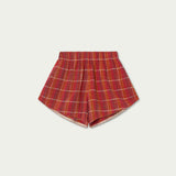 LOREN WOVEN SHORT RED